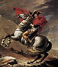 Napoleon crossing the Alps by Jacques-Louis David